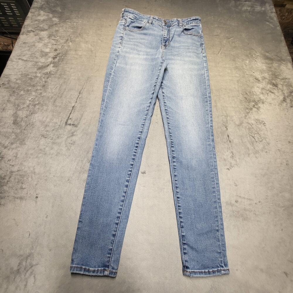 American Eagle Jeans Womens 10 Blue Hi-Rise Jegging Slim Stretch Denim 5-Pocket